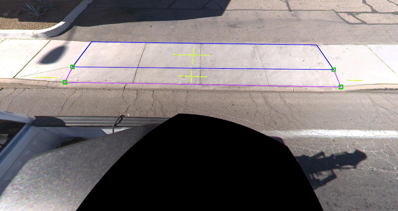 Infrastructure - Using Mobile LiDAR based Line Feature Extraction methodology we extracting lane lines, curbs, building corners, fences etc. and providing the mobile data.